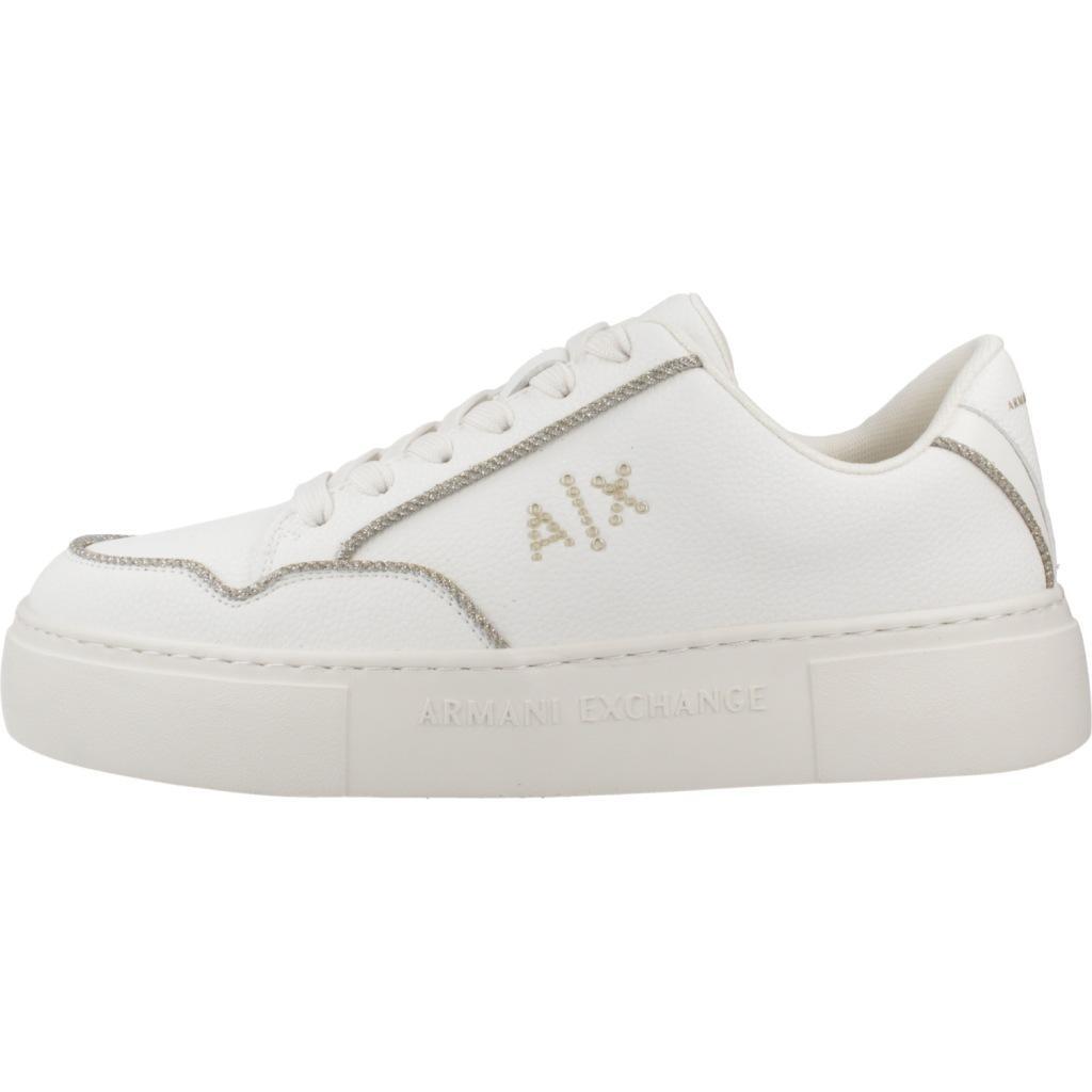 Sneakers donna armani exchange bianco 2/5