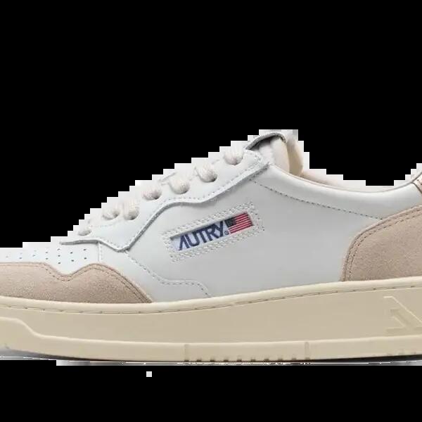 Autry Medalist Low - White Gold (W)