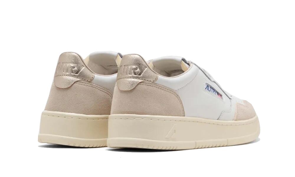 Zapatillas Medalist Leather Suede Low White Beige 2/2