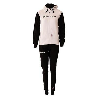Givova dames trainingspak 103 met capuchon, fleece, maat s