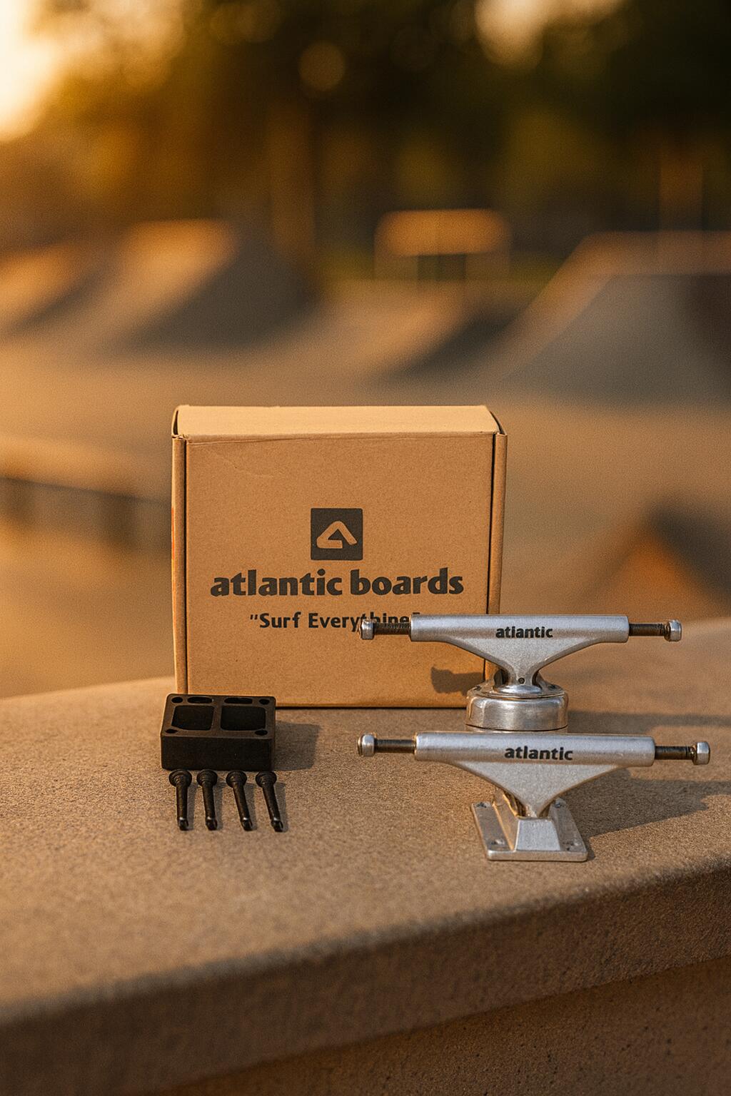 Atlantic Boards - Pack de ejes para skate y surfskate 5/6