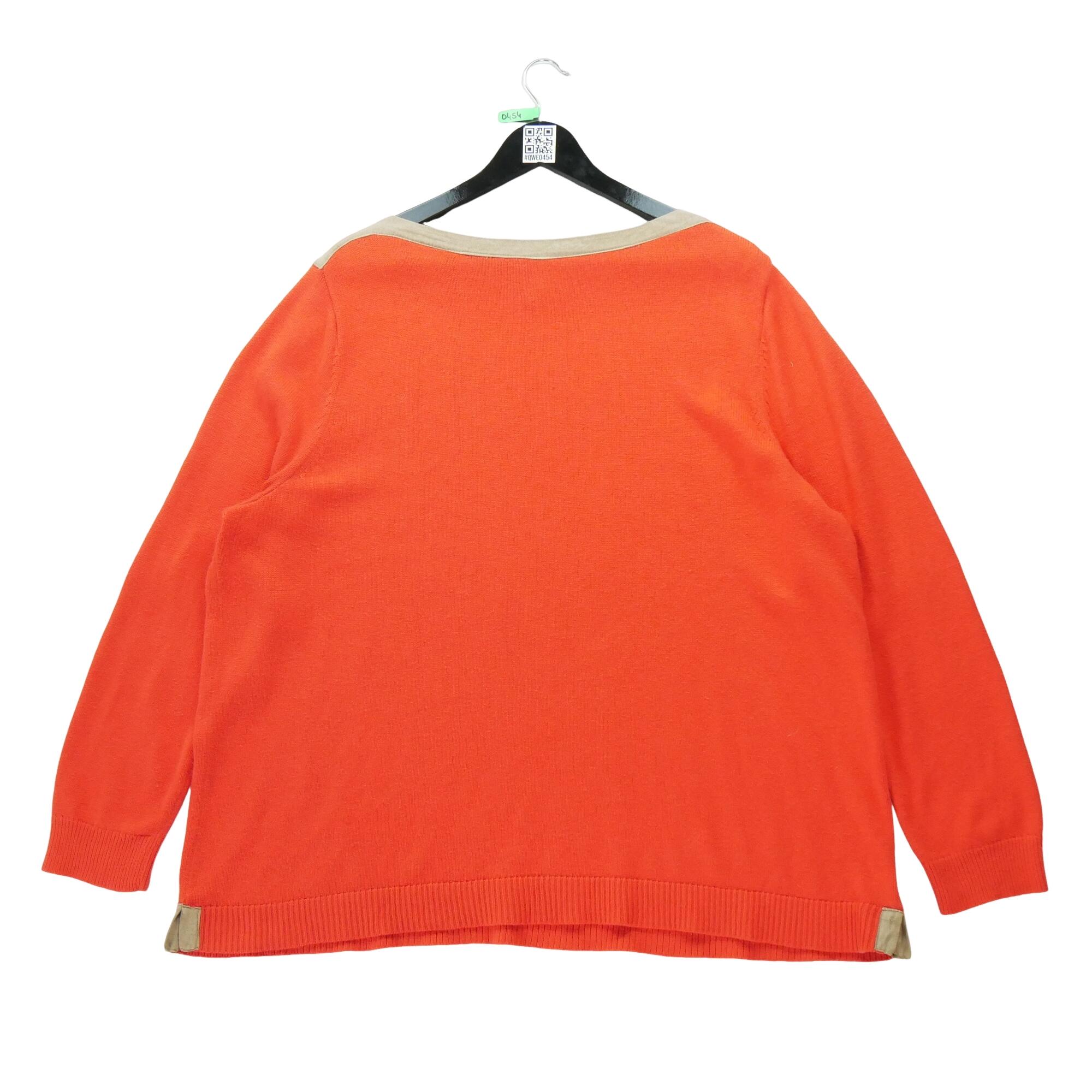 Ralph Lauren - Reconditionné - Pull Femme Corail - Très Bon État - Sweat-shirt - Orange - Decathlon