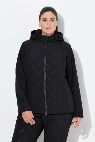 Damen HYPRAR Softshell-Steppjacke wasserabweisend Kapuze