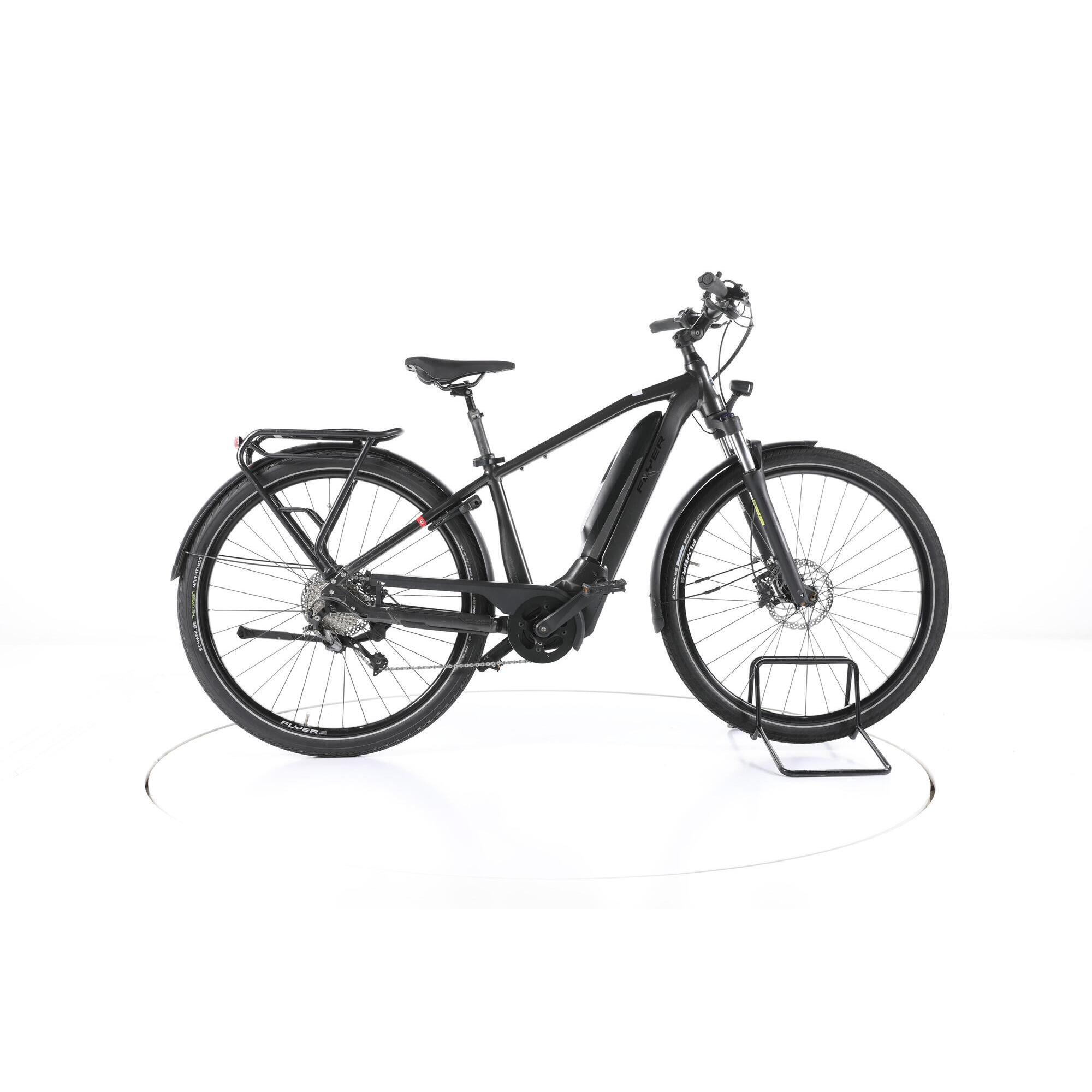 Flyer - Reconditionné - Flyer Upstreet5 5.10 Trekking Vélo Électrique - Bon - Vélo De Voyage - Noir - Petit - Decathlon