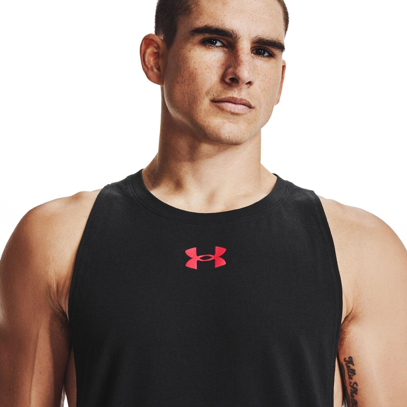 Basketbalové pánské tílko Under Armour Baseline Cotton 5/6