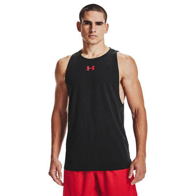 Ua zone tanktop voor heren under armour zwart