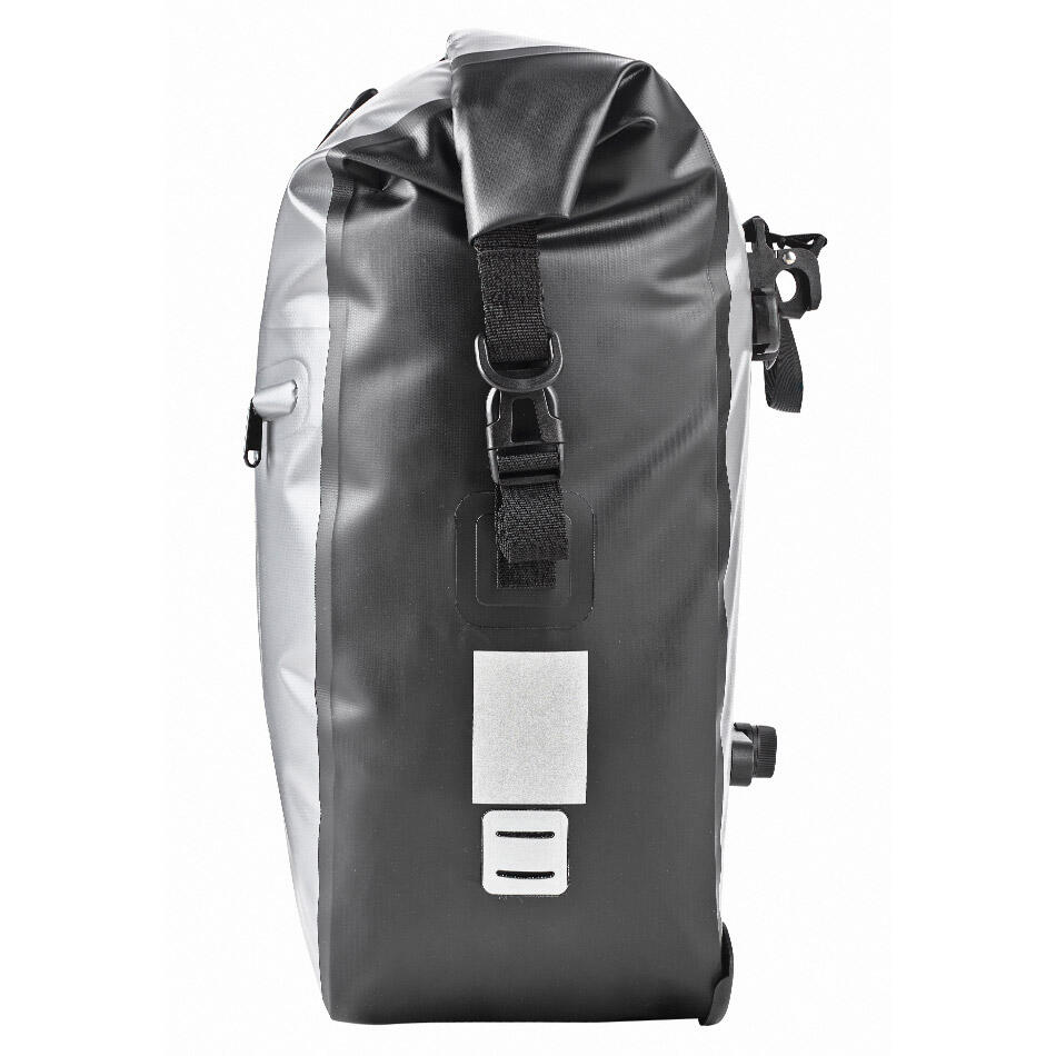 Sacoche Arrière Étanche Pour Vélo de 20L Columbus Noire et Grise 3/7