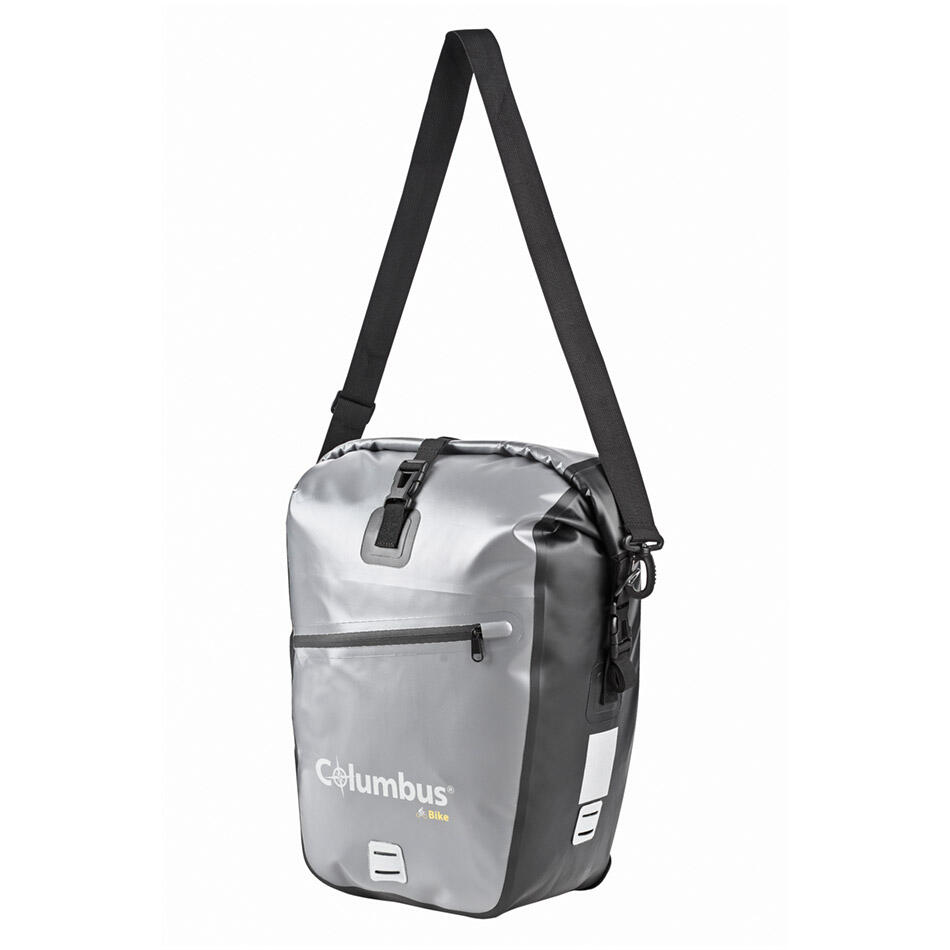 Sacoche Arrière Étanche Pour Vélo de 20L Columbus Noire et Grise 4/7