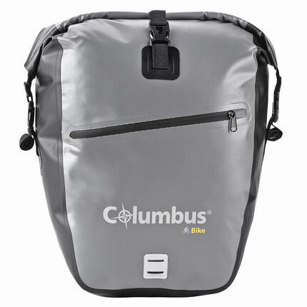 Sacoche Arrière Étanche Pour Vélo de 20L Columbus Noire et Grise