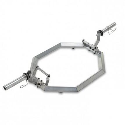 Barra Olímpica Hexagonal BOH160 Fuerza Adulto Plata 1.60 m