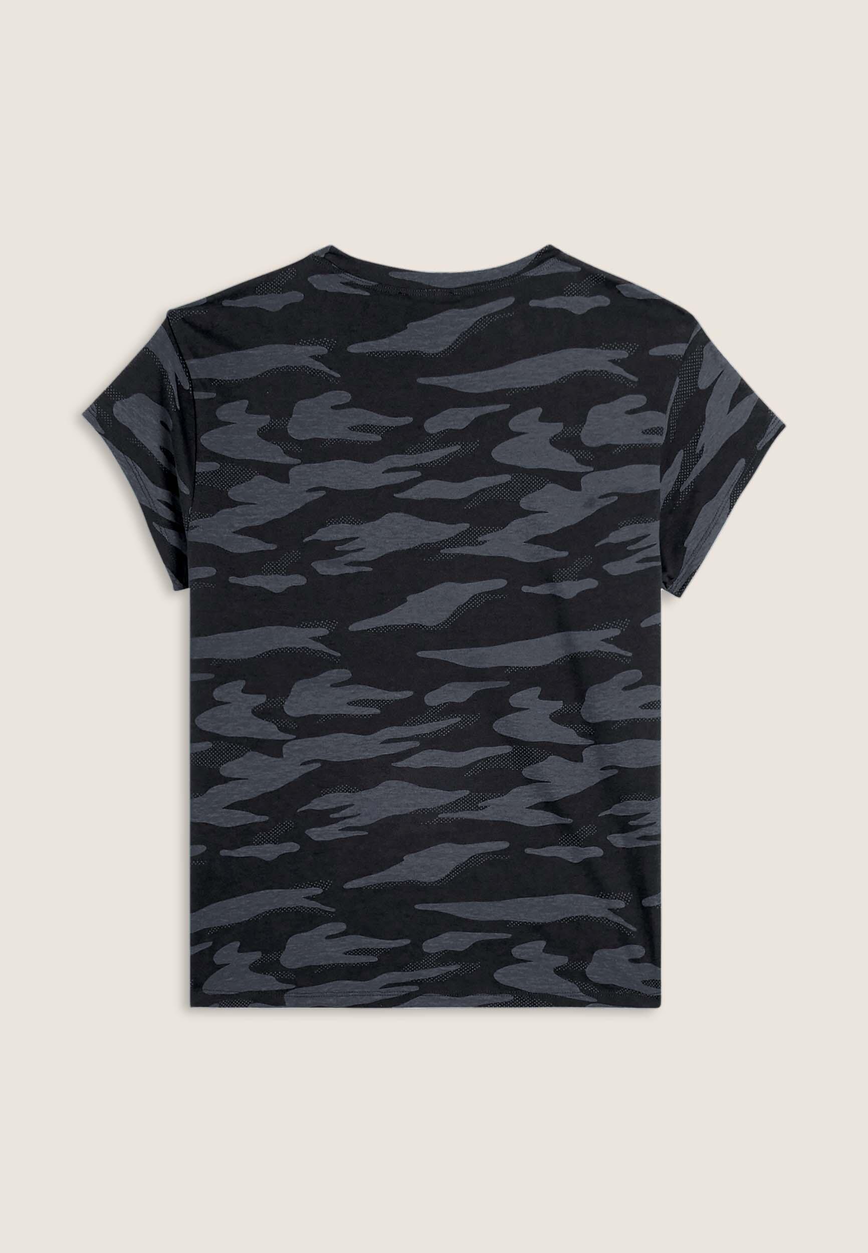 T-shirt camouflage con maniche ad aletta 2/3