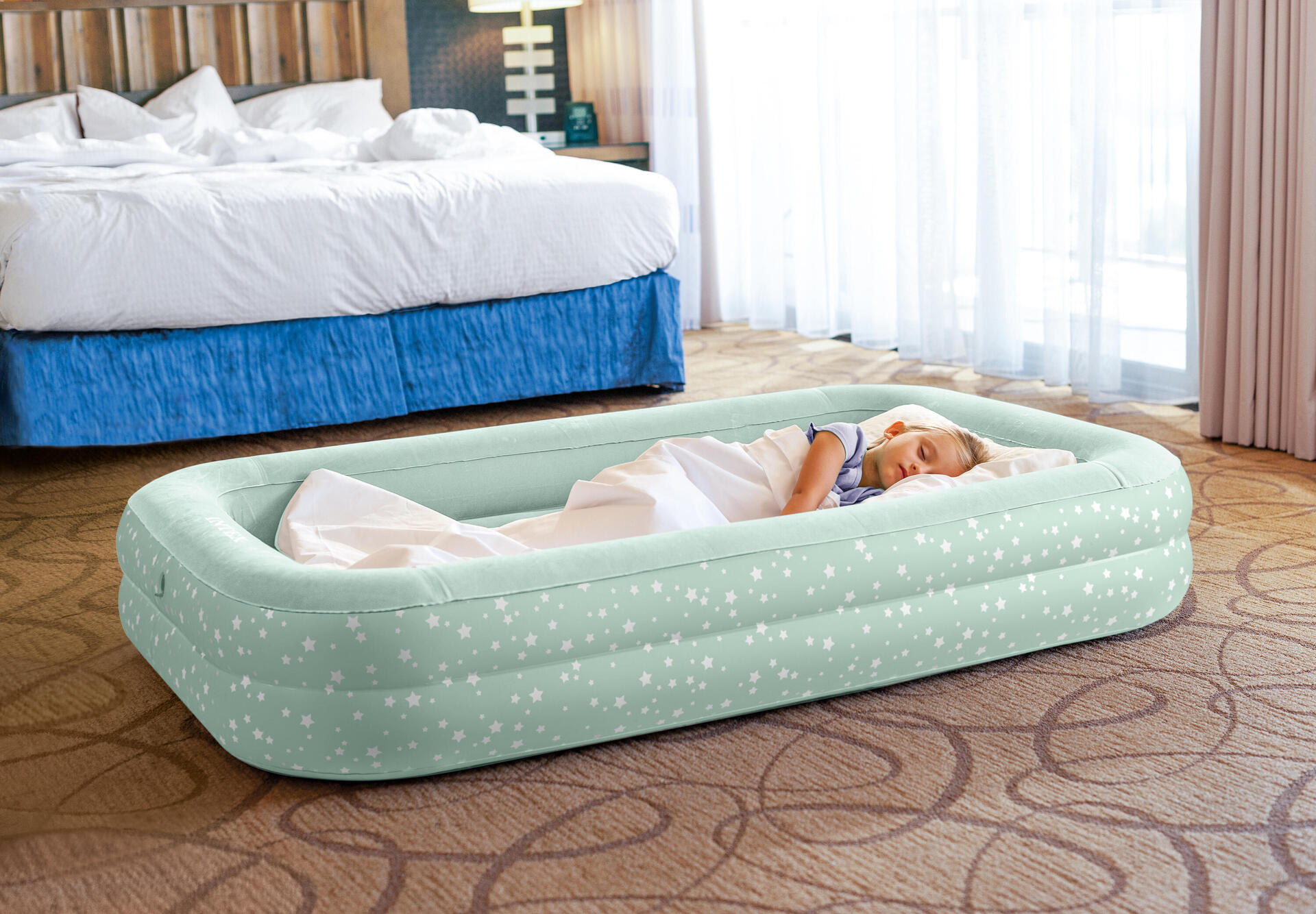 INTEX Kidz Travel Bed With Combo Pump IT 66810NP