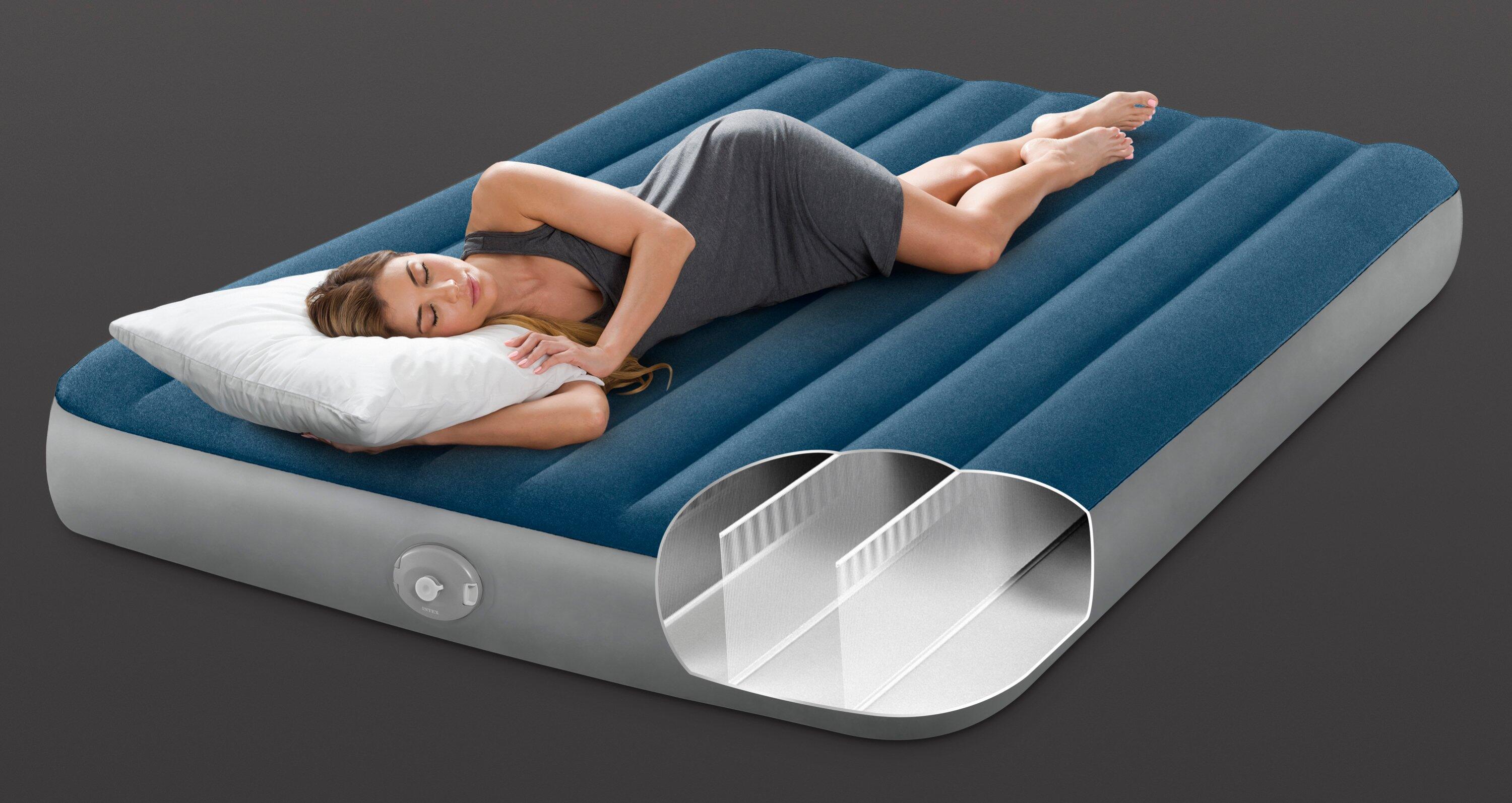 INTEX Queen Dura-Beam Airbed With Multi-Use Pump IT 64189