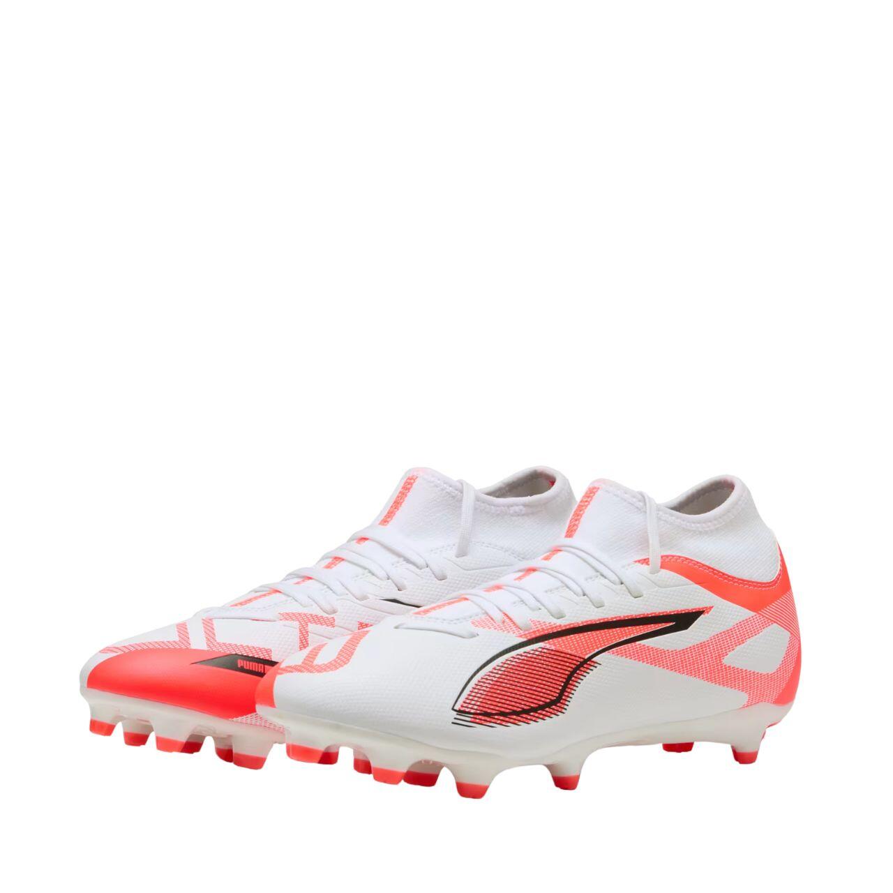 Botas de futebol Ultra 5 Play Firm Ground para homem (Branco / Vermelho) 2/6