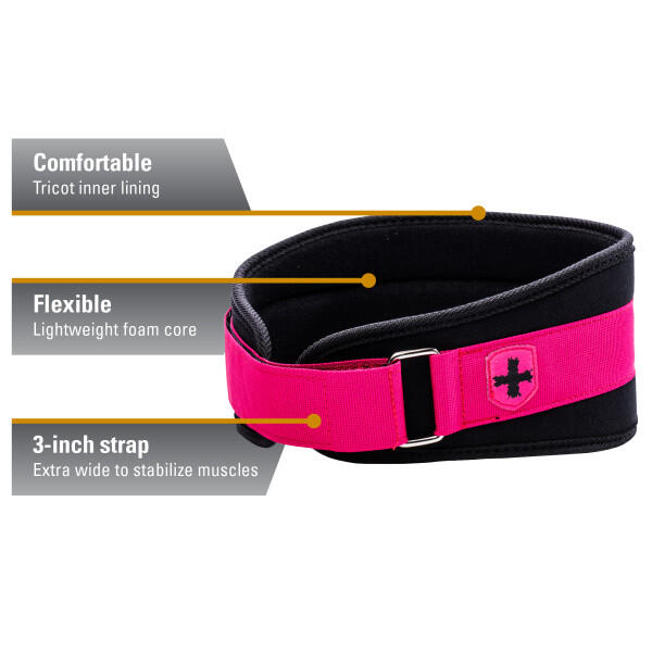 Ceinture de force 12,7cm pour femme - S - Rose