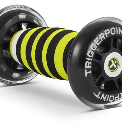 Nano LTE EVA Foam Massage Roller - Feet and Forearms, Black/White