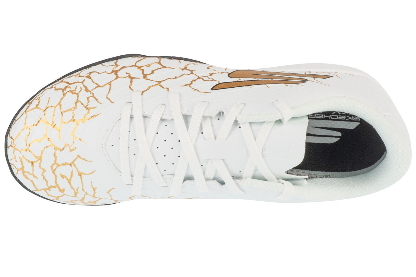Fußballschuhe SKECHERS SKX 1.5 TF Weiß/Gold 3/5
