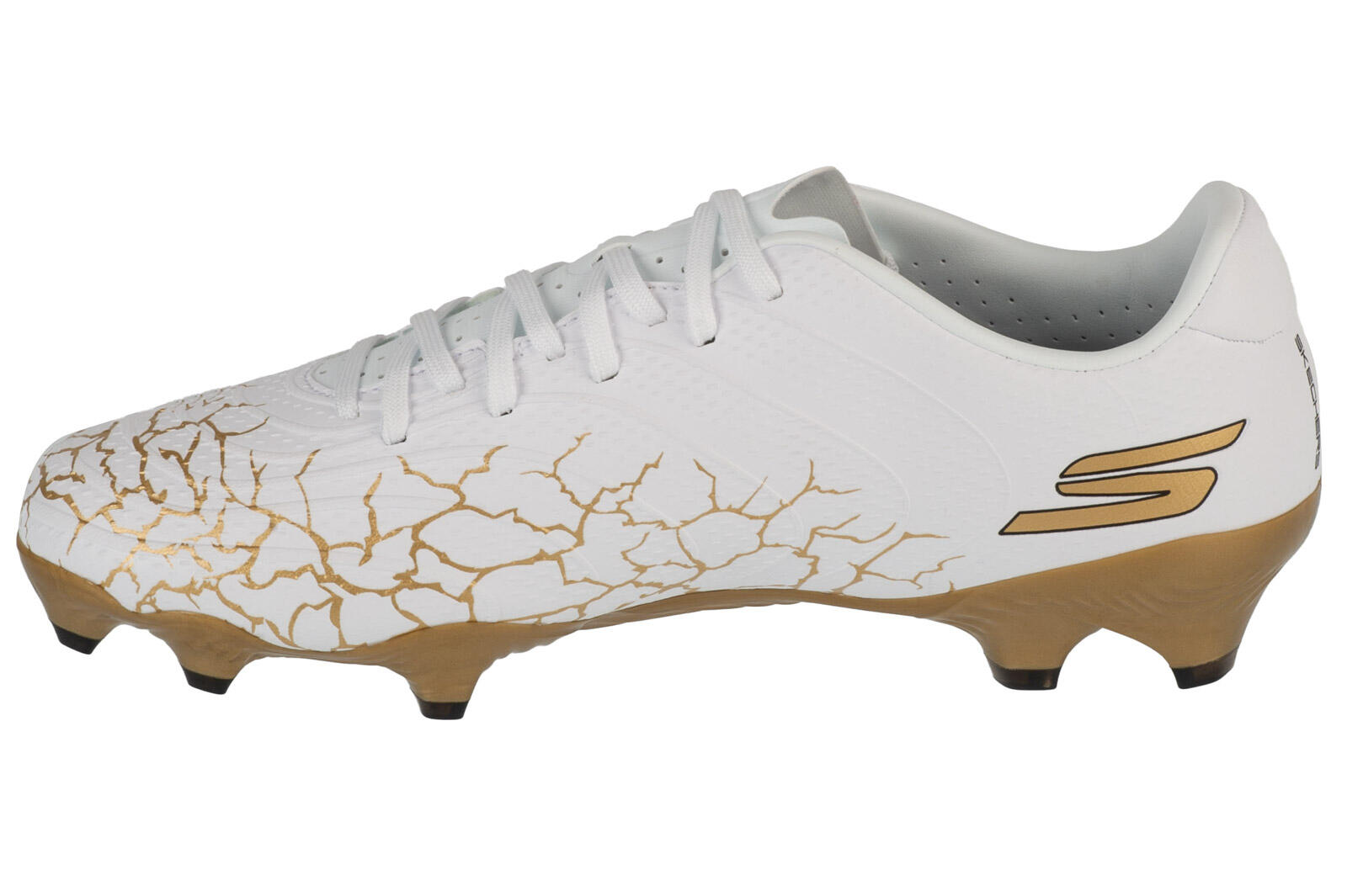 Chaussures de football Skechers SKX 1.5 Academy Blanc/Or 2/5