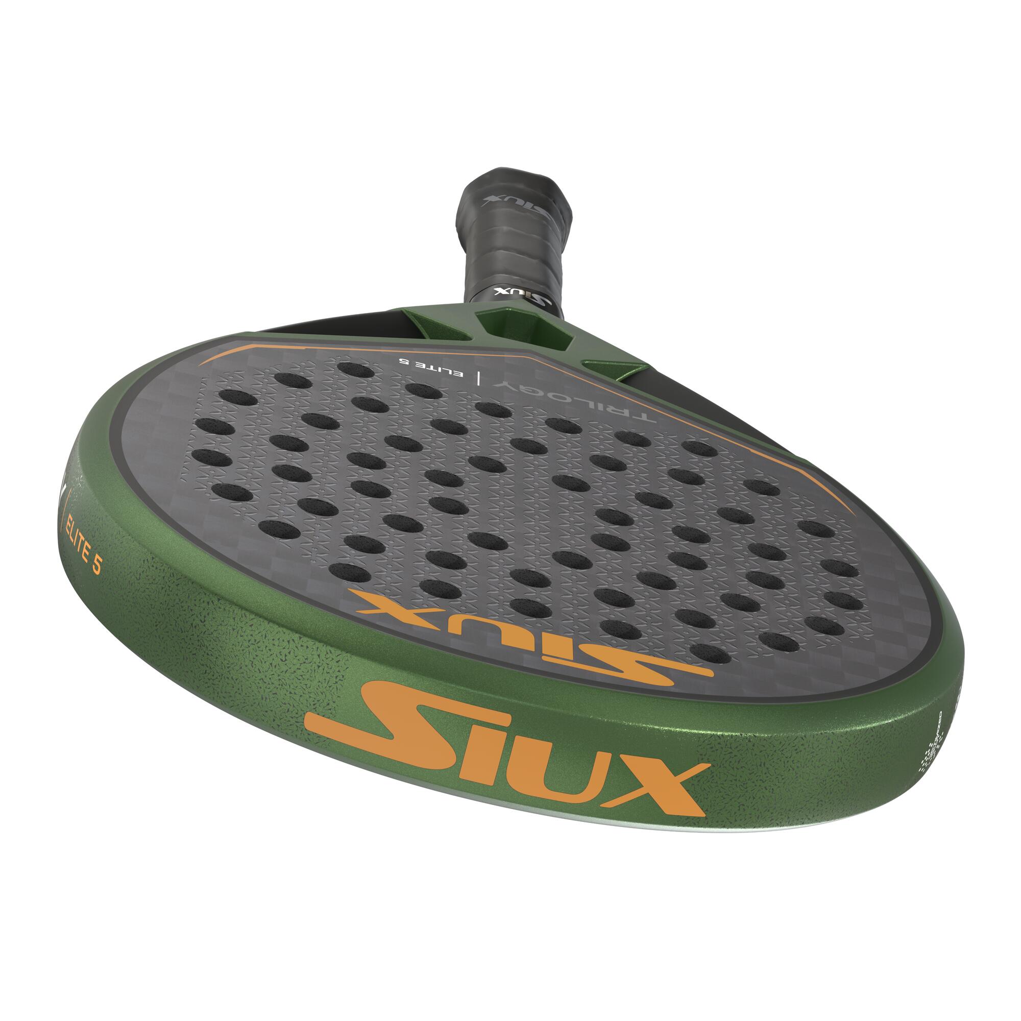 Siux - Raquete de Padel Trilogy Elite 5 nível avançado formato redondo. 4/7