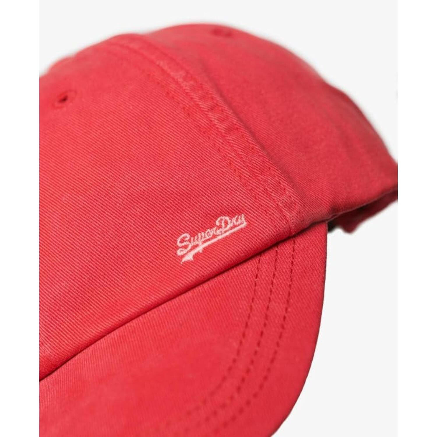 Czapka z daszkiem męska Superdry Vintage Emb czerwona 5/7