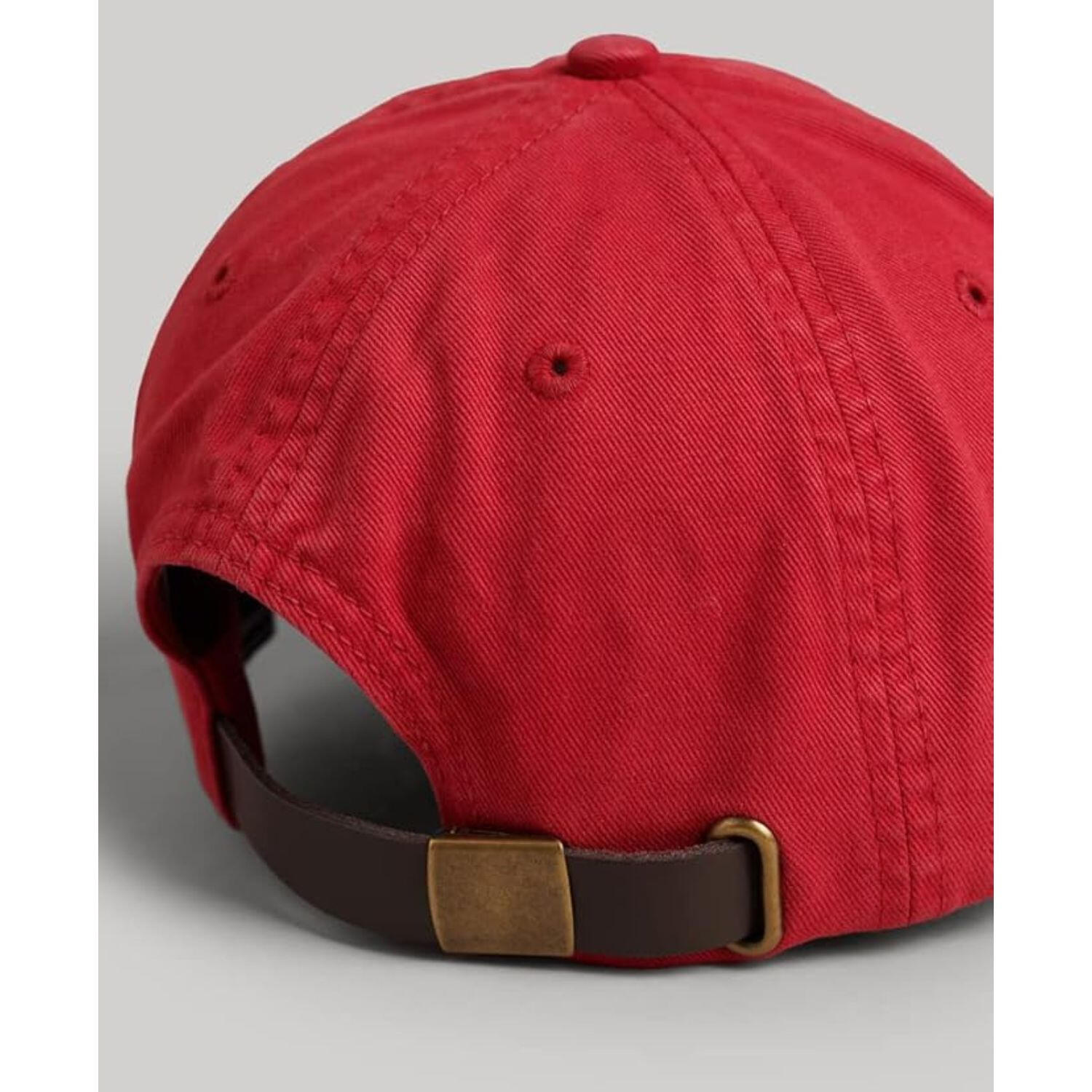 Czapka z daszkiem męska Superdry Vintage Emb czerwona 4/7