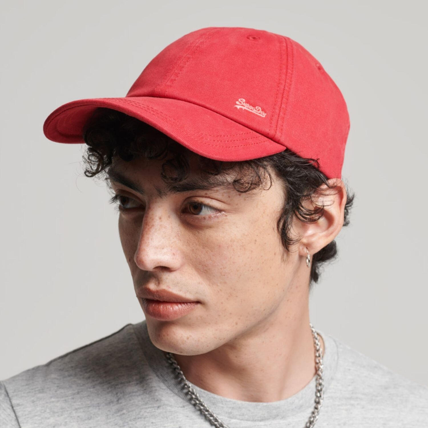 Czapka z daszkiem męska Superdry Vintage Emb czerwona 6/7