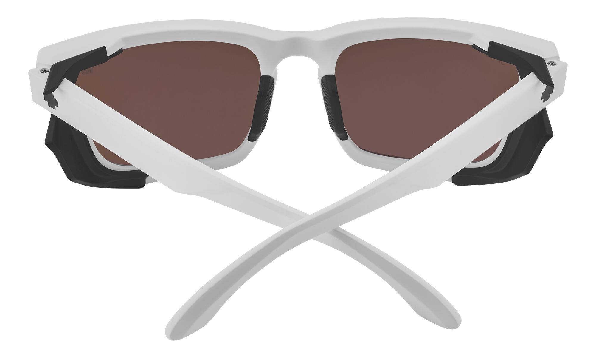 Helm Tech Matte White - Happy Boost Polar Ice Blue Mirror 3/3
