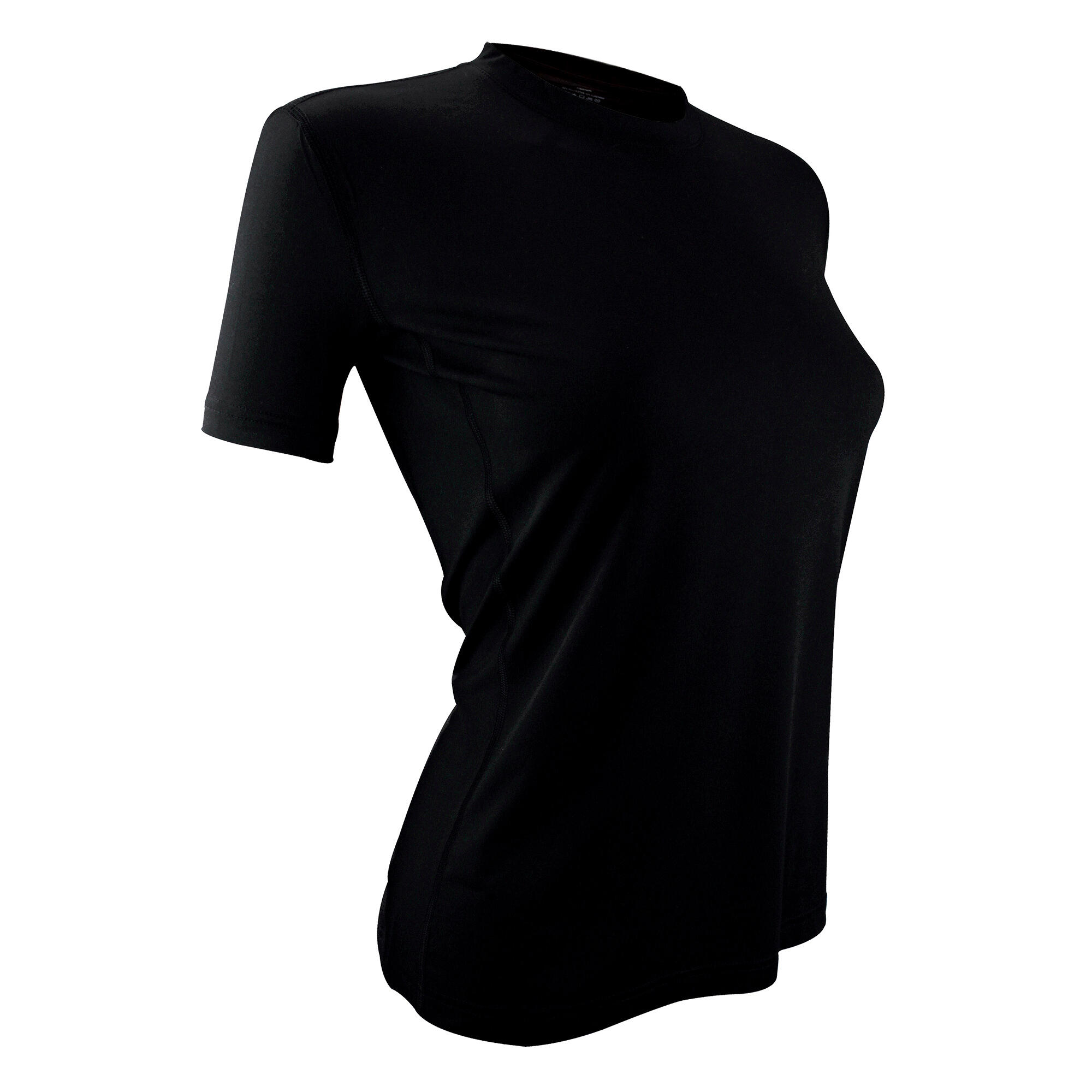 Warm Fleece-Lined Short Sleeve Thermal T-Shirt for Women - Winter Baselayer 2/6