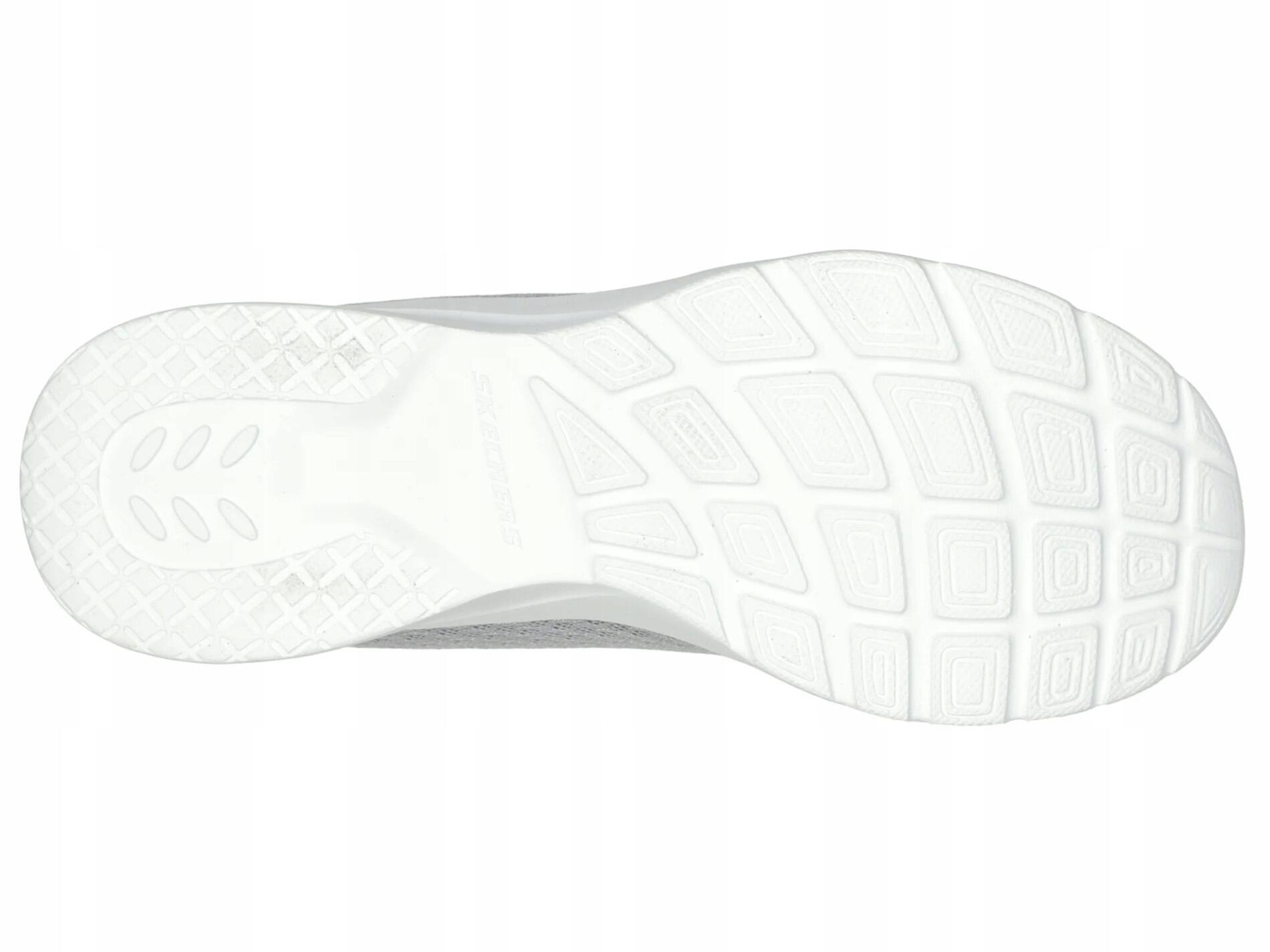 BUTY damskie SKECHERS DYNAMIGHT 149691-GYAQ szare lekkie wsuwane 38,5 5/5