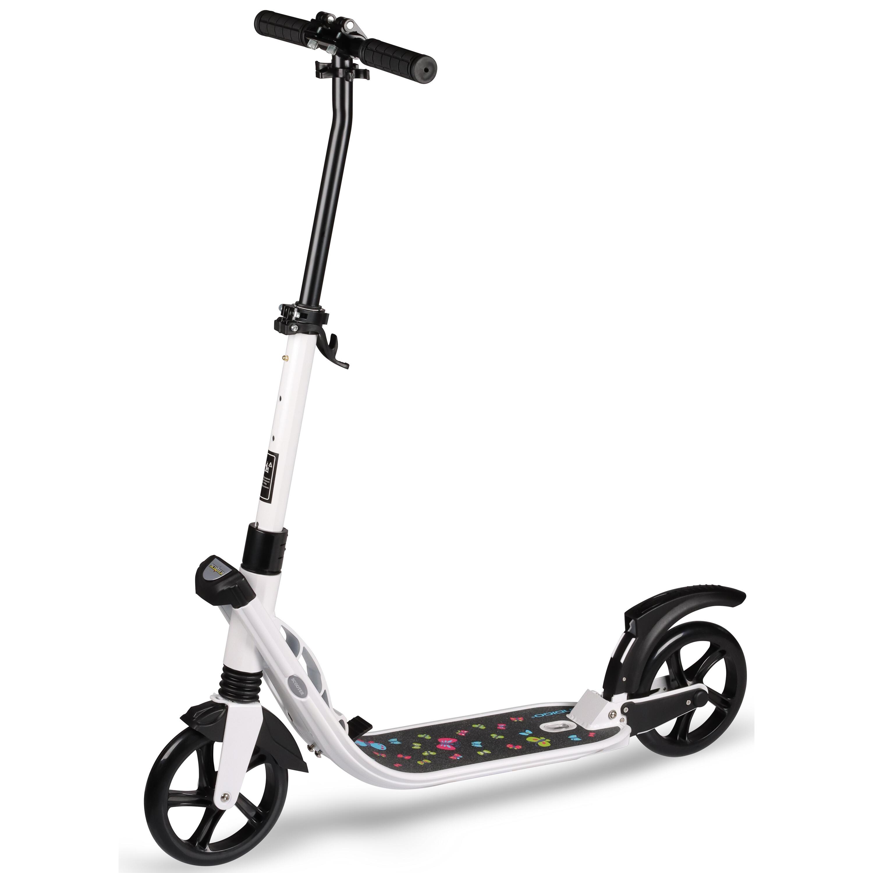 INDIGO SPORTS Trotinete Dobrável Adulto Até 100 Kg BUTTERFLY INDIGO Branco