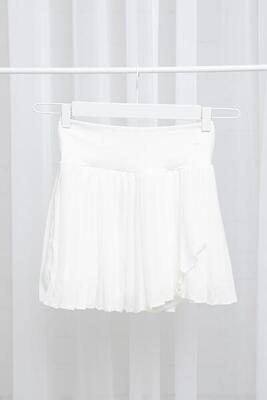 Osaka Damen Plissee-Skort | Weiß