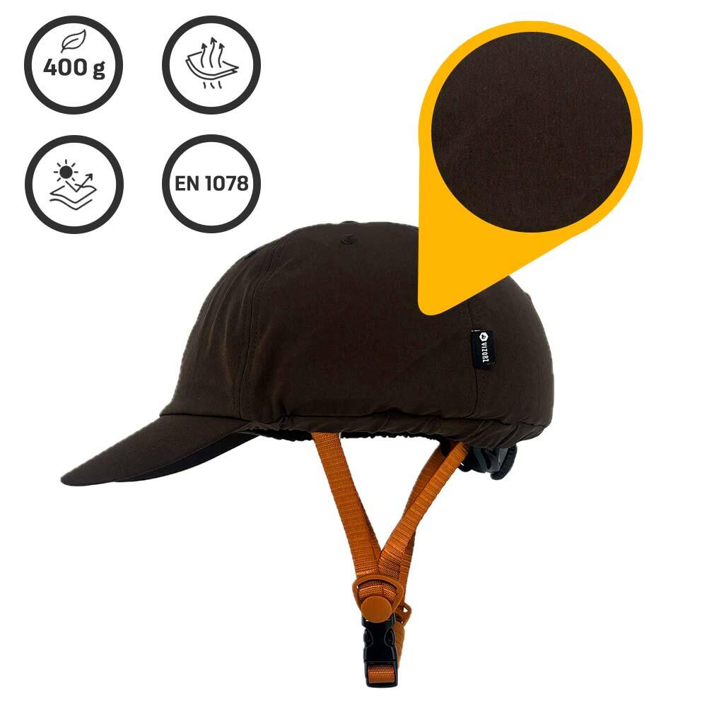 Vizorz SwitchCap casque de vélo - Brown base cap 3/7