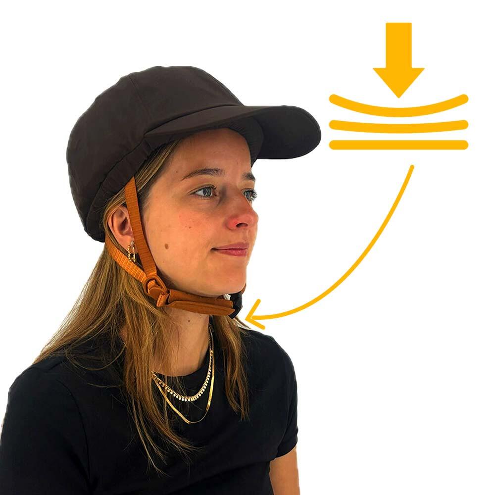 Vizorz SwitchCap casque de vélo - Brown base cap 5/7