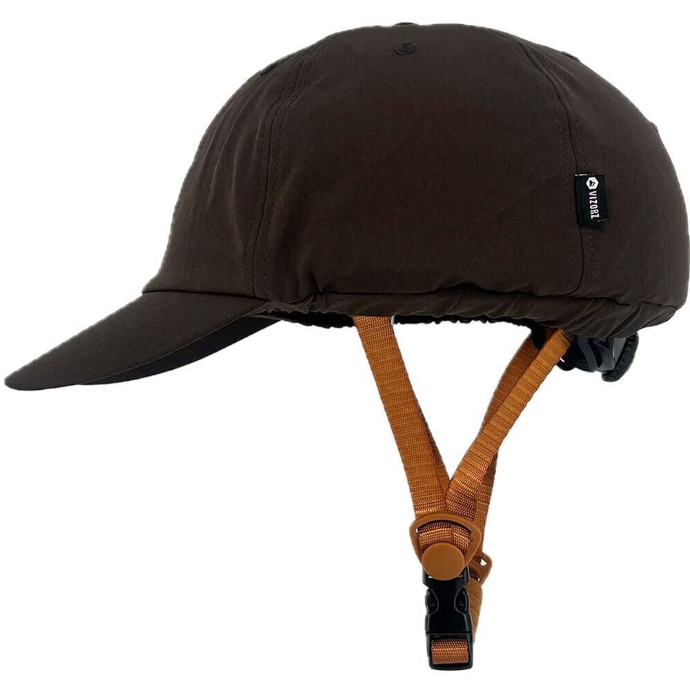Fahrradhelm Vizorz SwitchCap - Brown base cap