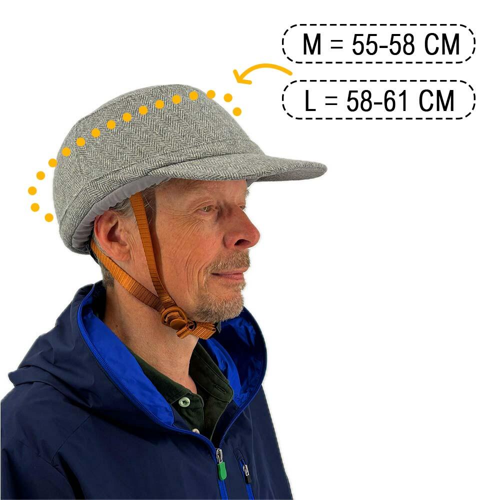Vizorz SwitchCap casque de vélo - Grey woolly cap 2/7