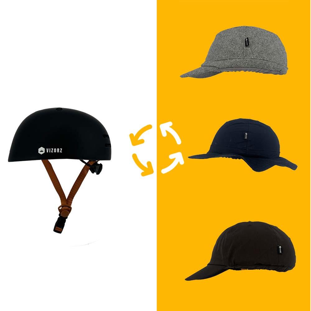 Vizorz SwitchCap casque de vélo - Camo urban 7/7
