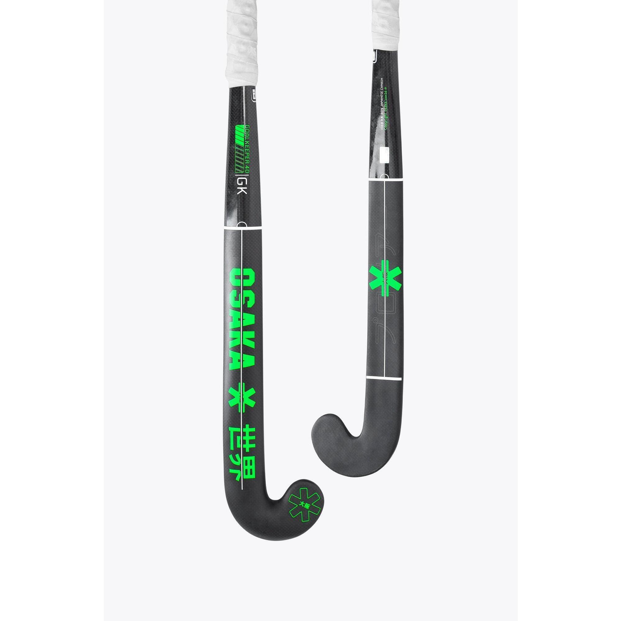 Osaka - Crosse De Hockey Sur Gazon Osaka Gardien De But 40 | Noir Emblématique - Stick De Hockey - Noir - 35" - Decathlon