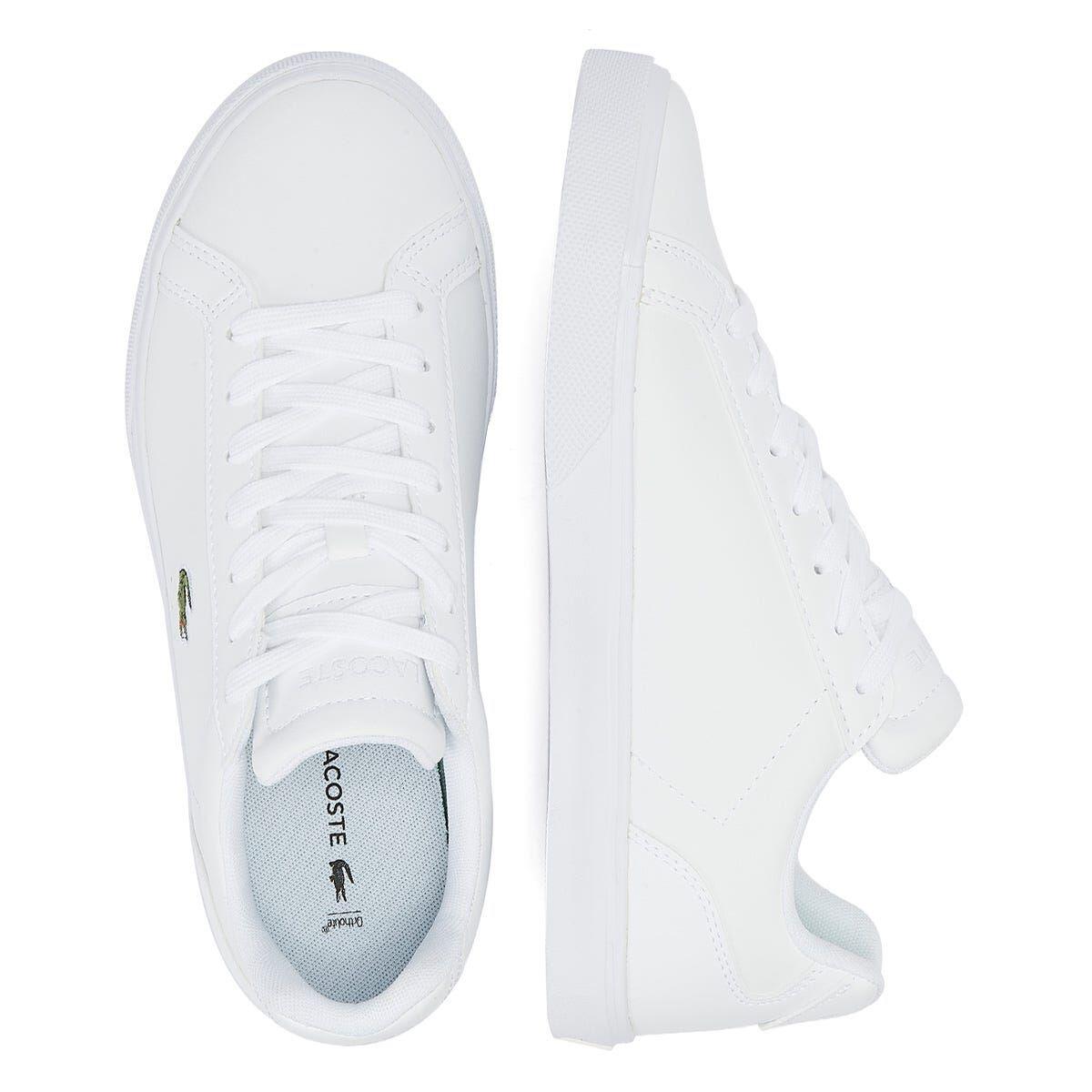 Mens Lerond Pro Logo Leather Trainers (Off White) 6/6