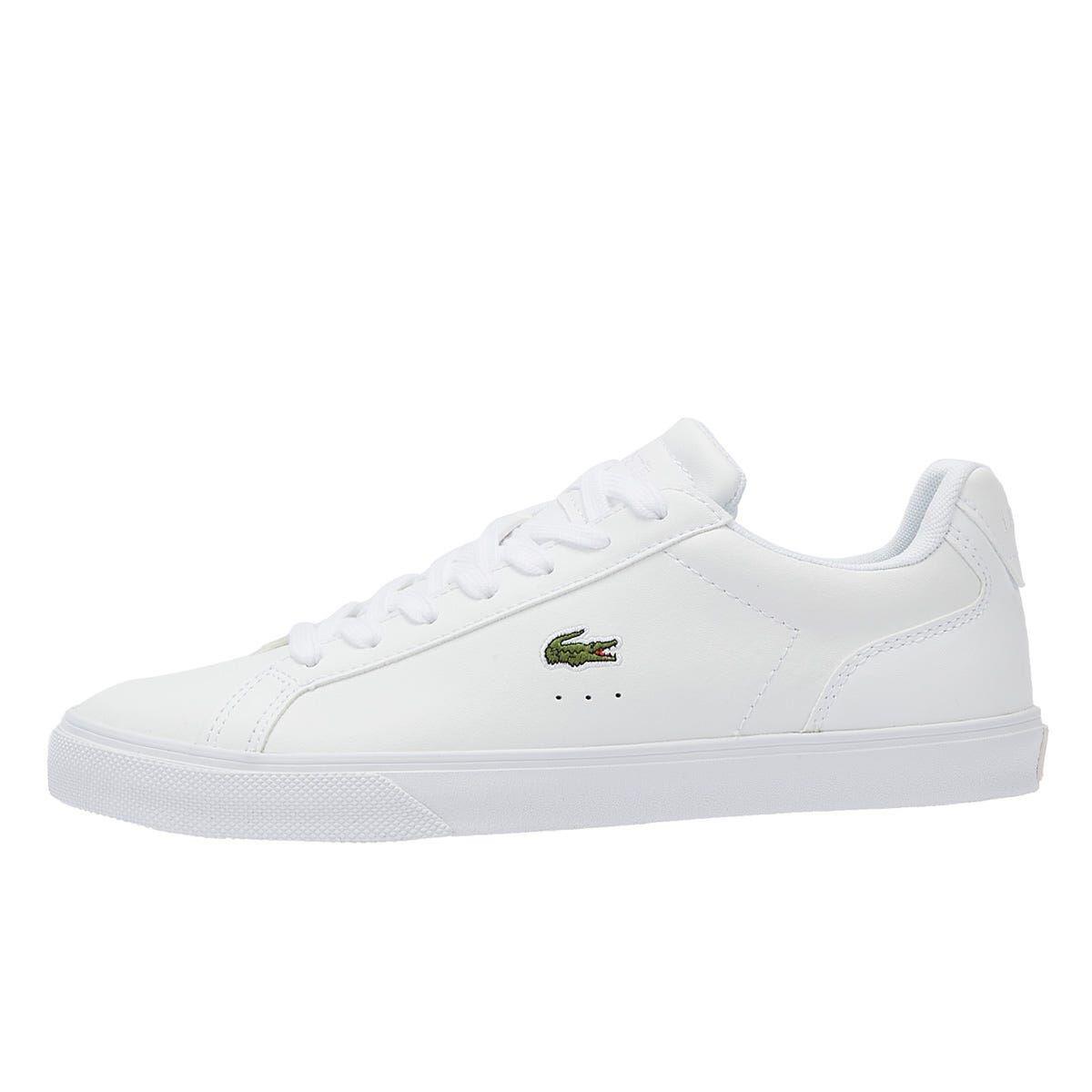 Mens Lerond Pro Logo Leather Trainers (Off White) 5/6