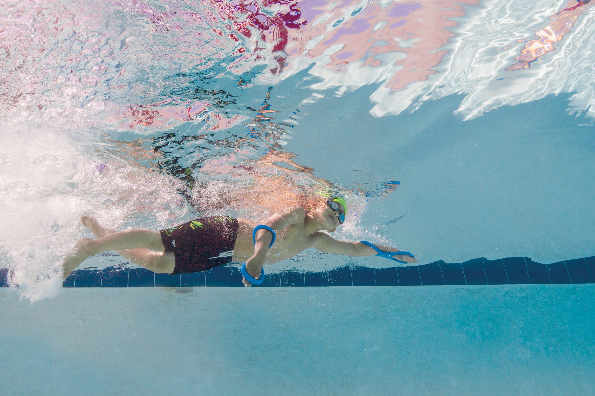 Correttore di bracciata per il nuoto Finis Forearm Fulcrum Junior Blu 4/5
