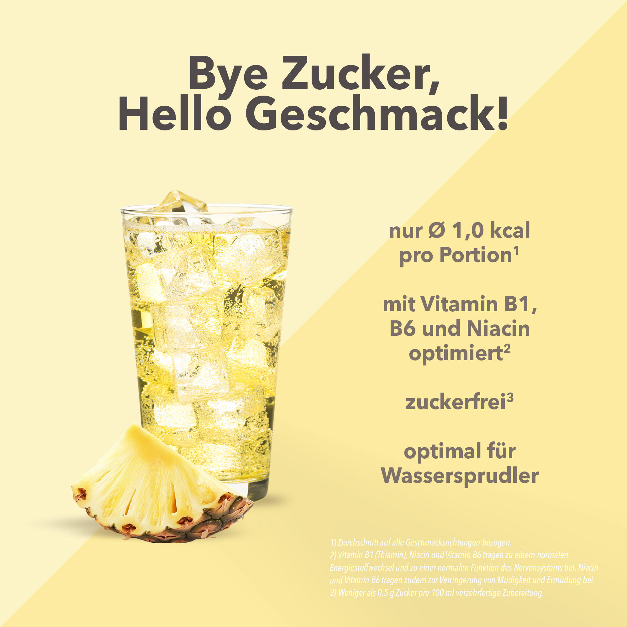 Vital Drink Zerop - Ananas - 1000 ml Flasche 2/4