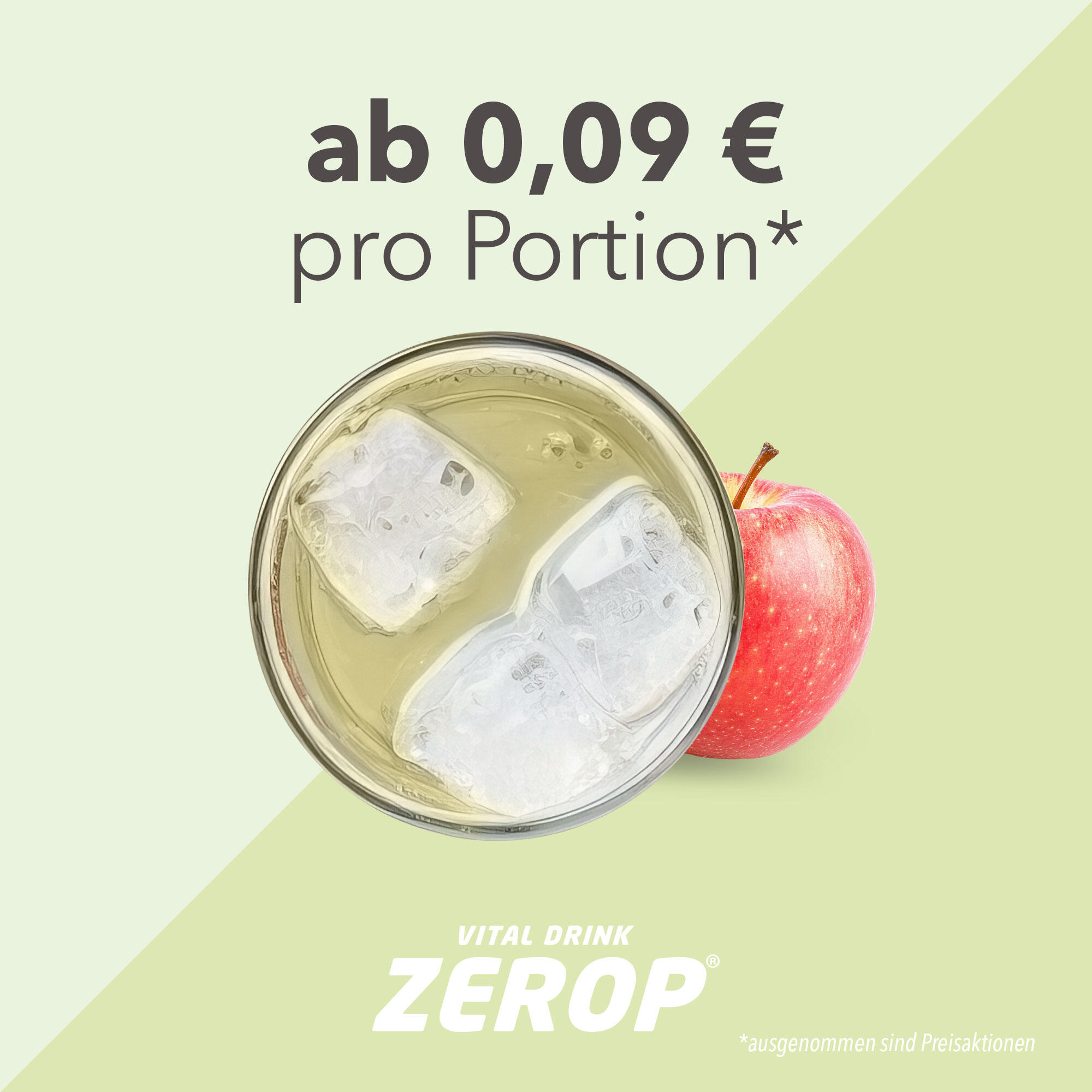Vital Drink Zerop - Apfel Holunderblüte - 1000 ml Flasche 4/4