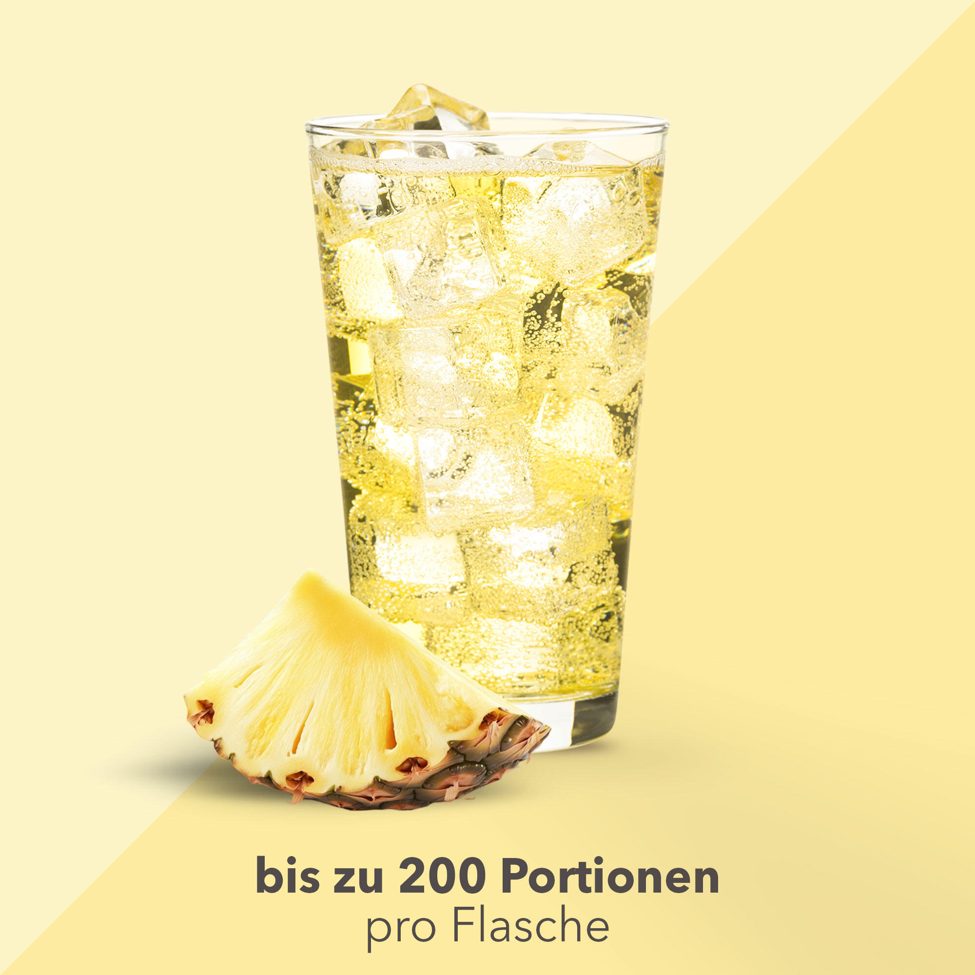 Vital Drink Zerop - Ananas - 1000 ml Flasche 3/4
