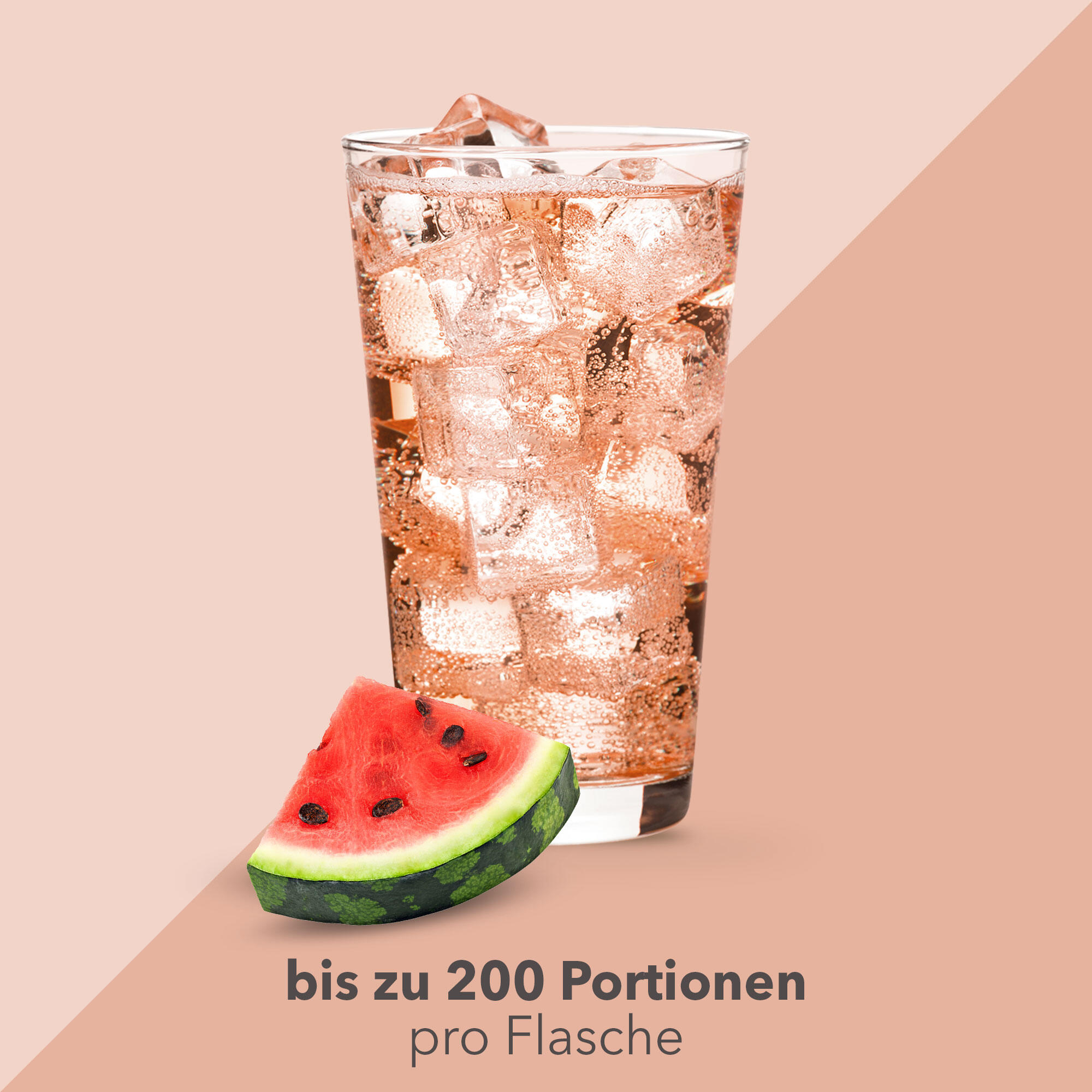 Vital Drink Zerop - Wassermelone - 1000 ml Flasche 3/4