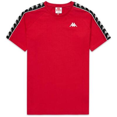 T shirt maglietta da uomo in cotone rosso da sport street