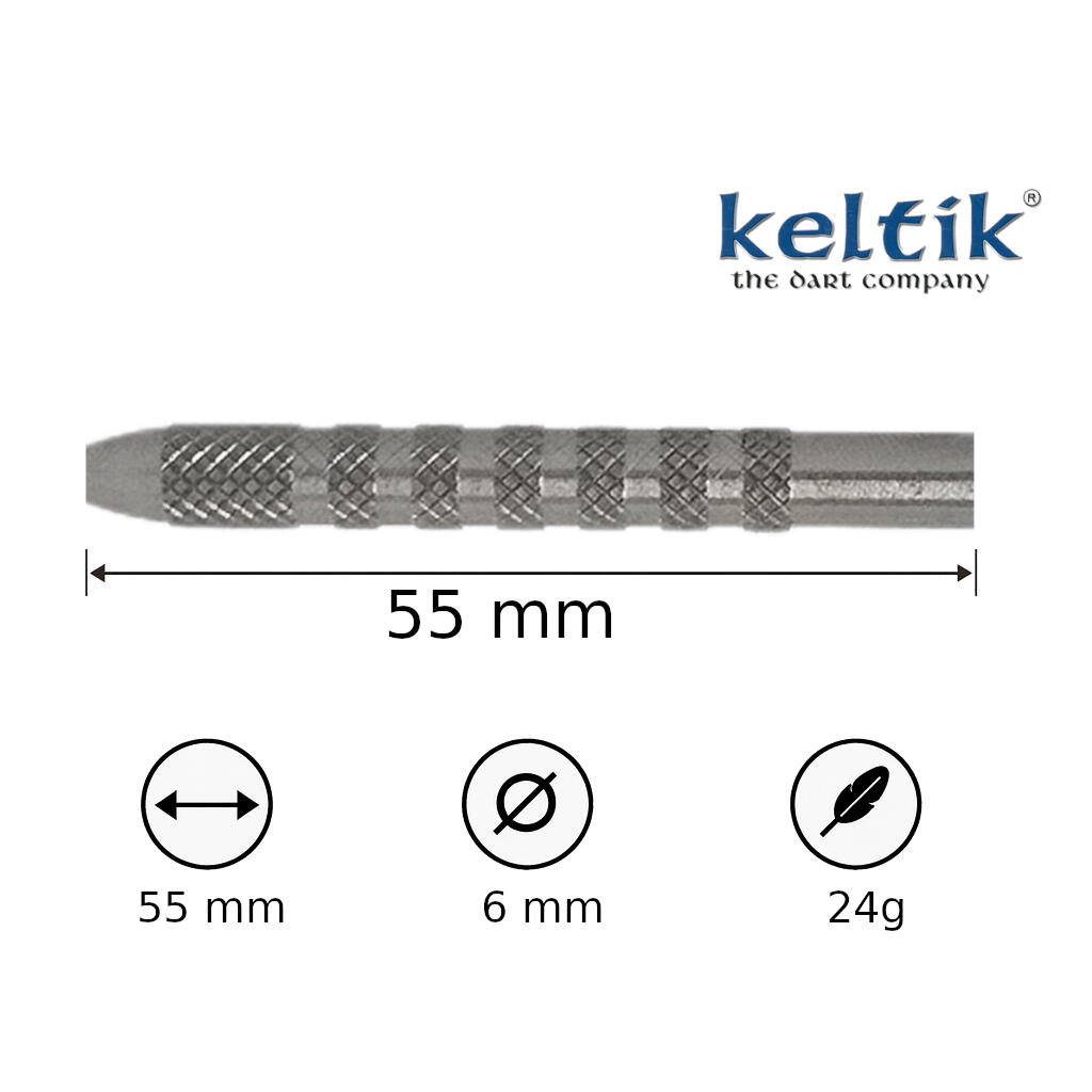Steeldart Steel Dart Pfeile Keltik Carnac 24 g - 80% Tungsten 4/7