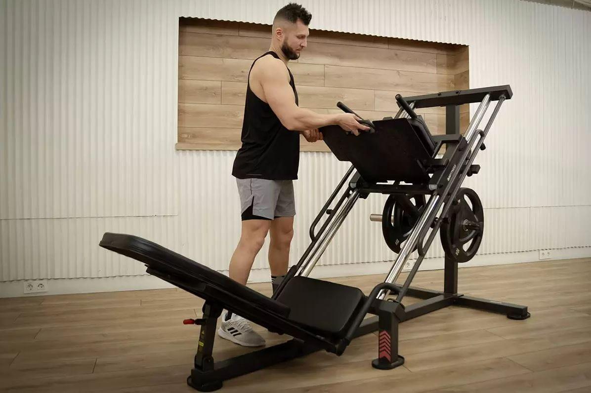 Hack Squat / Leg Press 45º G530 Semi-professionnel 6/7