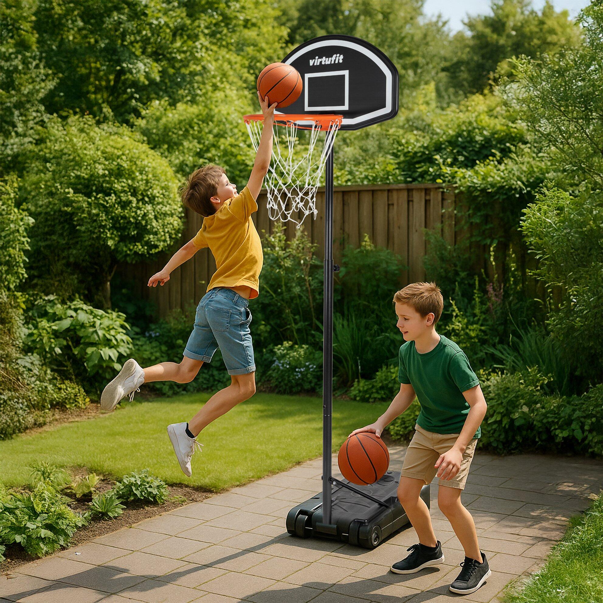 Poteau de Basket Ajustable  - 170 à 215 cm - Avec Ballon et Pompe 2/8