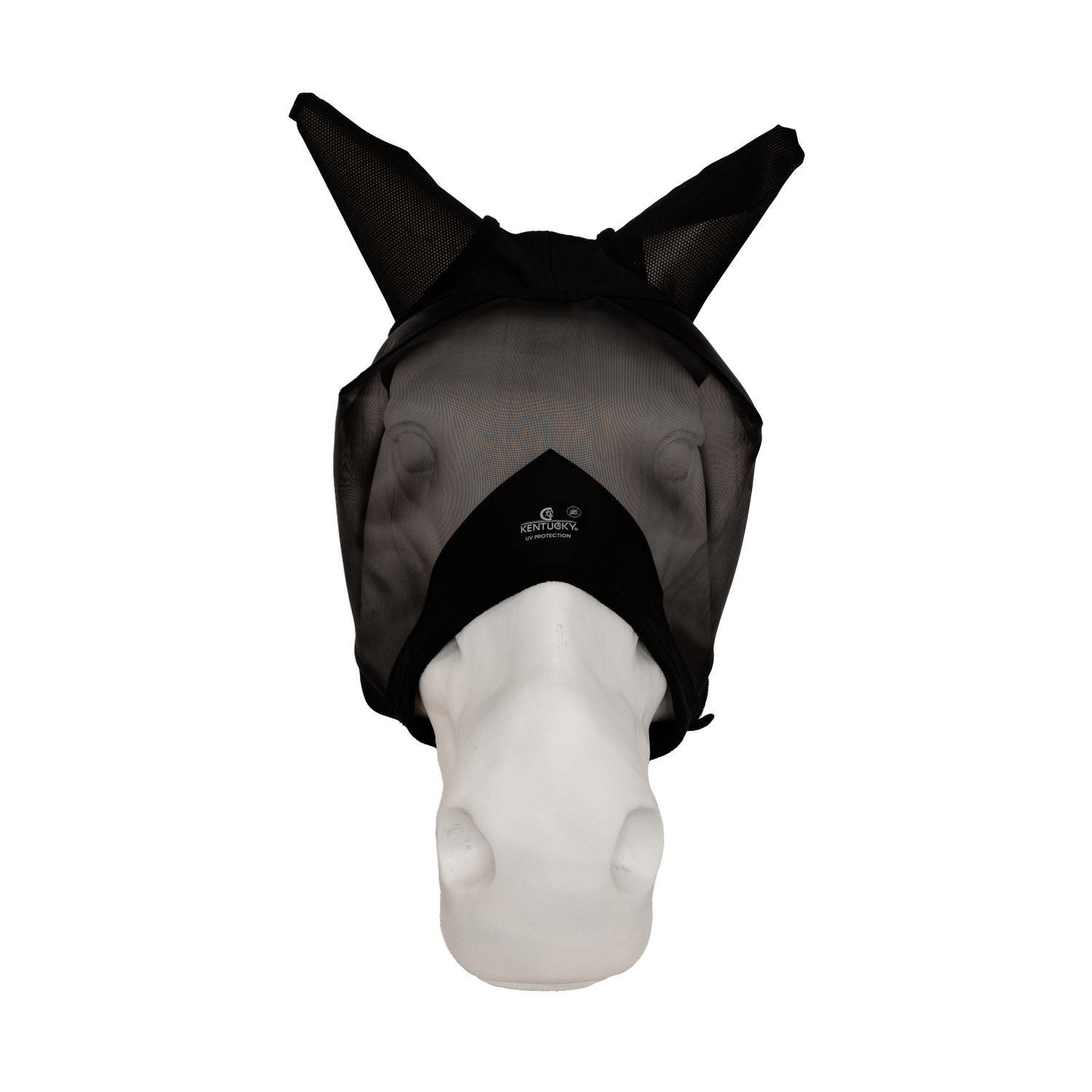 Kentucky Horsewear - Masque Anti-mouche Classic Avec Oreilles Noir Shetland Pony - Masque Anti Mouche - Noir - No Size - Decathlon