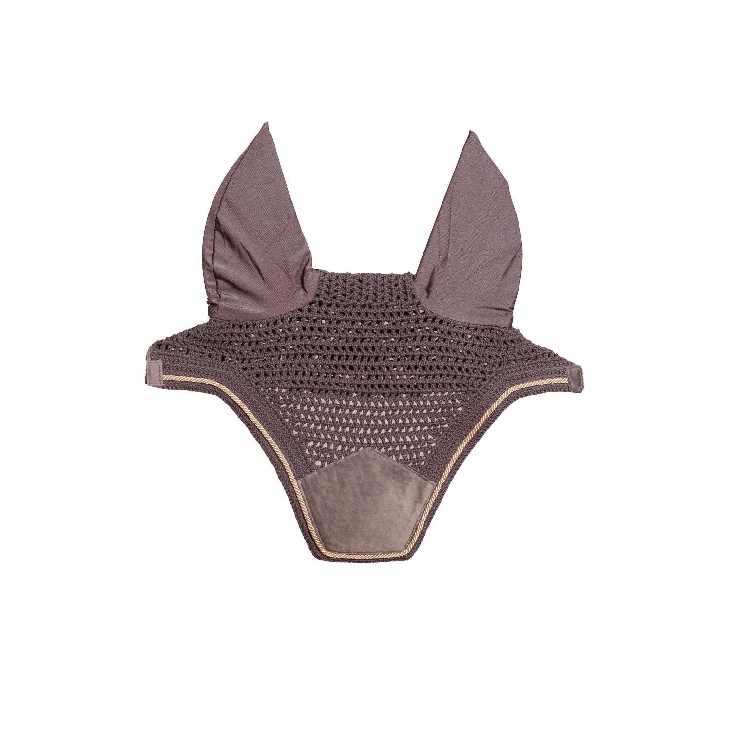 Kentucky Horsewear - Bonnet Anti-mouche Wellington Basic Velvet Cob Gris - Bonnet Cheval - Gris - Cob - Decathlon